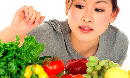 фрукти та овочі для японської дієти